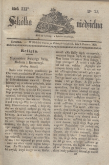 Szkółka niedzielna. R.3, nr 23 (9 czerwca 1839)
