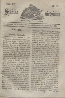 Szkółka niedzielna. R.3, nr 30 (28 lipca 1839)