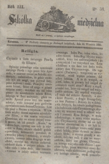 Szkółka niedzielna. R.3, nr 38 (22 września 1839)