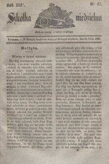 Szkółka niedzielna. R.3, nr 42 (20 października 1839)