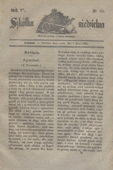 Szkółka niedzielna. R.5, nr 10 (7 marca 1841)
