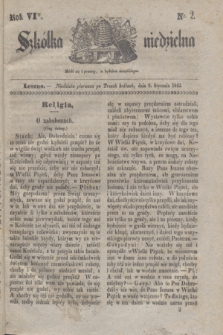 Szkółka niedzielna. R.6, nr 2 (9 stycznia 1842)