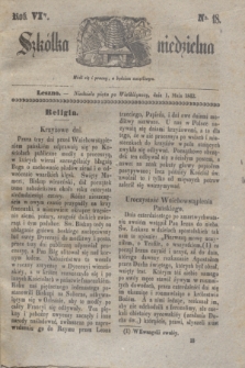 Szkółka niedzielna. R.6, nr 18 (1 maja 1842)