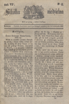 Szkółka niedzielna. R.6, nr 44 (30 października 1842)