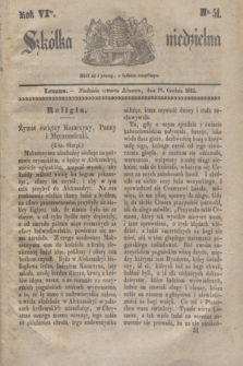Szkółka niedzielna. R.6, nr 51 (18 grudnia 1842)