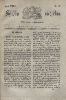 Szkółka niedzielna. R.7, nr 28 (9 lipca 1843)