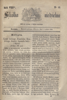 Szkółka niedzielna. R.7, nr 49 (3 grudnia 1843)
