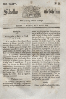 Szkółka niedzielna. R.8, nr 15 (7 kwietnia 1844)