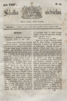 Szkółka niedzielna. R.8, nr 24 (9 czerwca 1844)