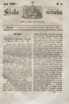 Szkółka niedzielna. R.8, nr 29 (14 lipca 1844)