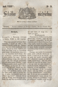 Szkółka niedzielna. R.8, nr 39 (22 września 1844)