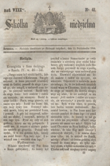 Szkółka niedzielna. R.8, nr 42 (13 października 1844)