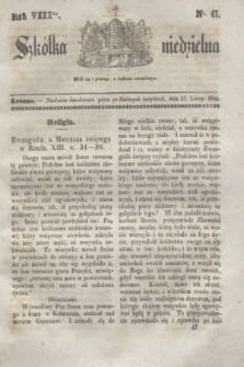 Szkółka niedzielna. R.8, nr 47 (17 listopada 1844)