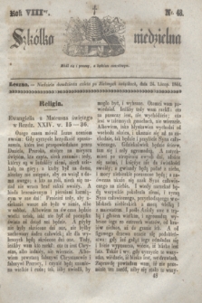 Szkółka niedzielna. R.8, nr 48 (24 listopada 1844)