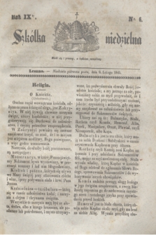 Szkółka niedzielna. R.9, nr 6 (9 lutego 1845)