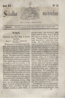 Szkółka niedzielna. R.9, nr 23 (8 czerwca 1845)