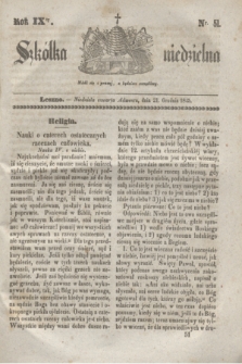 Szkółka niedzielna. R.9, nr 51 (21 grudnia 1845)