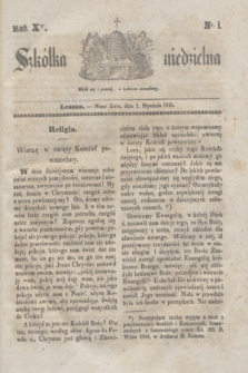 Szkółka niedzielna. R.10, nr 1 (1 stycznia 1846)