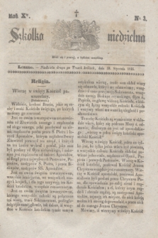 Szkółka niedzielna. R.10, nr 3 (18 stycznia 1846)