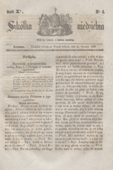 Szkółka niedzielna. R.10, nr 4 (25 stycznia 1846)
