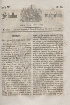 Szkółka niedzielna. R.10, nr 37 (13 września 1846)