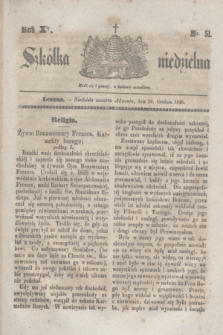 Szkółka niedzielna. R.10, nr 51 (20 grudnia 1846)