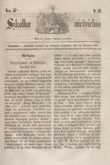 Szkółka niedzielna. R.11, nr 37 (12 września 1847)