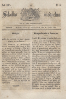 Szkółka niedzielna. R.12, nr 5 (30 stycznia 1848)