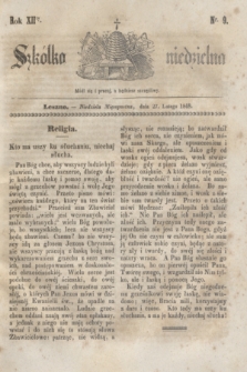 Szkółka niedzielna. R.12, nr 9 (27 lutego 1848)