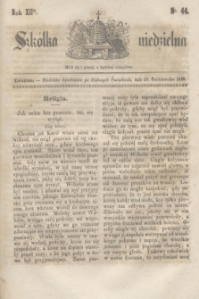 Szkółka niedzielna. R.12, nr 44 (29 października 1848)