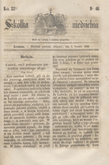 Szkółka niedzielna. R.12, nr 48 (3 grudnia 1848)