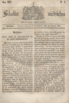Szkółka niedzielna. R.13, nr 3 (14 stycznia 1849)