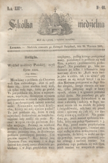 Szkółka niedzielna. R.13, nr 40 (30 września 1849)