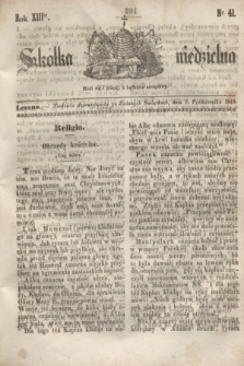 Szkółka niedzielna. R.13, nr 41 (7 października 1849)