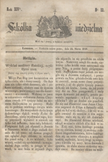 Szkółka niedzielna. R.14, nr 12 (24 marca 1850)
