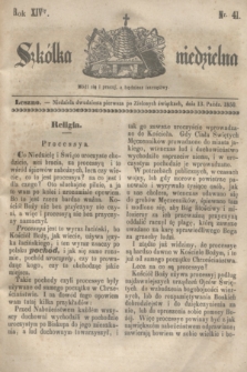 Szkółka niedzielna. R.14, nr 41 (13 października 1850)