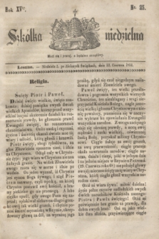 Szkółka niedzielna. R.15, nr 25 (22 czerwca 1851)