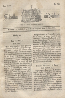 Szkółka niedzielna. R.15, nr 28 (13 lipca 1851) + wkładka
