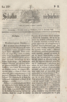 Szkółka niedzielna. R.17, nr 15 (17 kwietnia 1853)