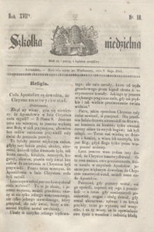 Szkółka niedzielna. R.17, nr 18 (8 maja 1853)