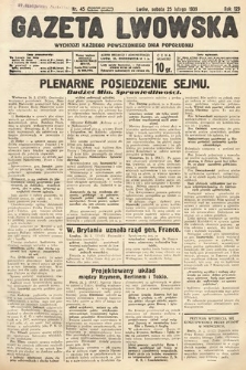 Gazeta Lwowska. 1939, nr 45