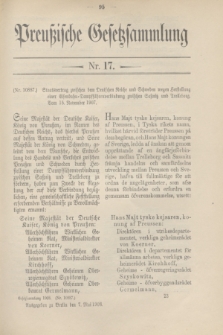 Preußische Gesetzsammlung. 1908, Nr. 17 (7 Mai)
