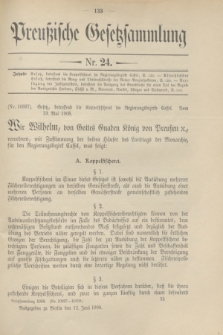 Preußische Gesetzsammlung. 1908, Nr. 24 (12 Juni)