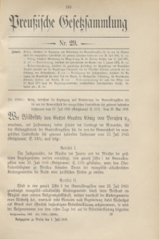Preußische Gesetzsammlung. 1908, Nr. 29 (1 Juli)
