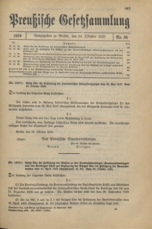 Preußische Gesetzsammlung. 1928, Nr. 34 (31 Oktober)