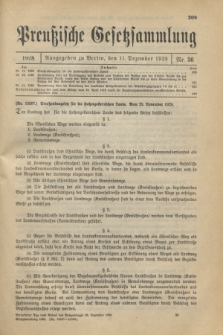 Preußische Gesetzsammlung. 1928, Nr. 36 (11 Dezember)