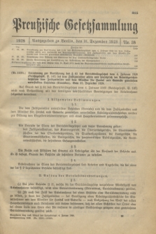 Preußische Gesetzsammlung. 1928, Nr. 38 (21 Dezember)