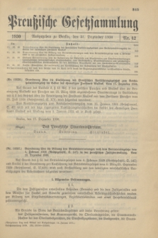 Preußische Gesetzsammlung. 1930, Nr. 42 (31 Dezember)