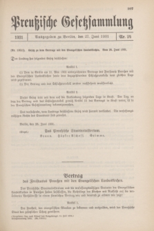 Preußische Gesetzsammlung. 1931, Nr. 24 (27 Juni)
