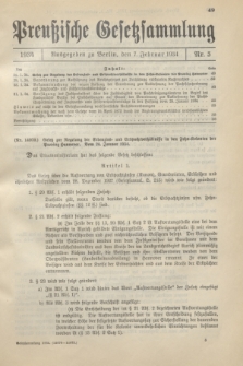 Preußische Gesetzsammlung. 1934, Nr. 5 (7 Februar)